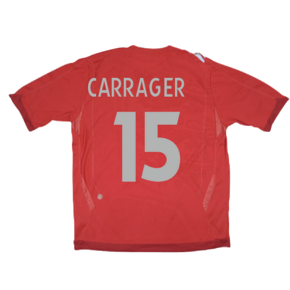 England 2006-08 Away Shirt (XL) (Excellent) (CARRAGHER 15)