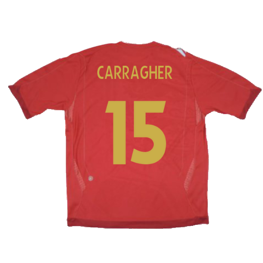 England 2006-08 Away Shirt (XL) (Excellent) (CARRAGHER 15)