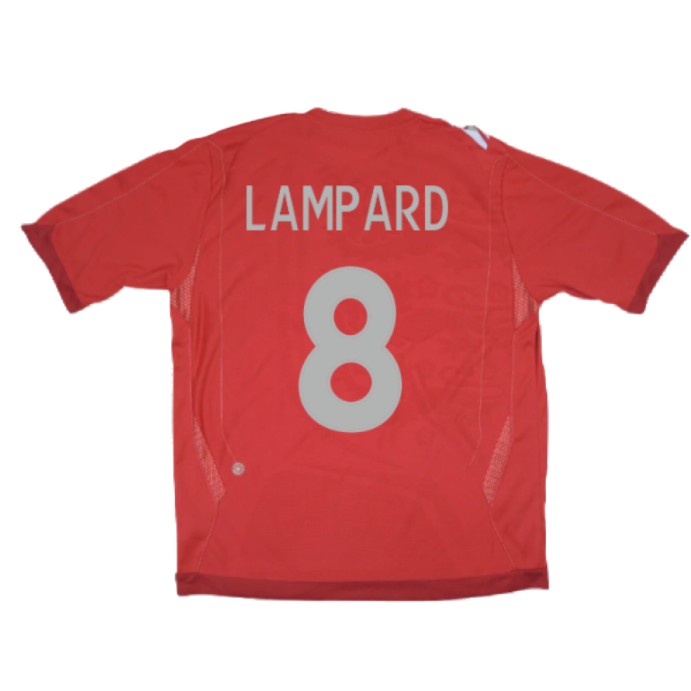 England 2006-08 Away Shirt (XL) (Very Good) (LAMPARD 8)