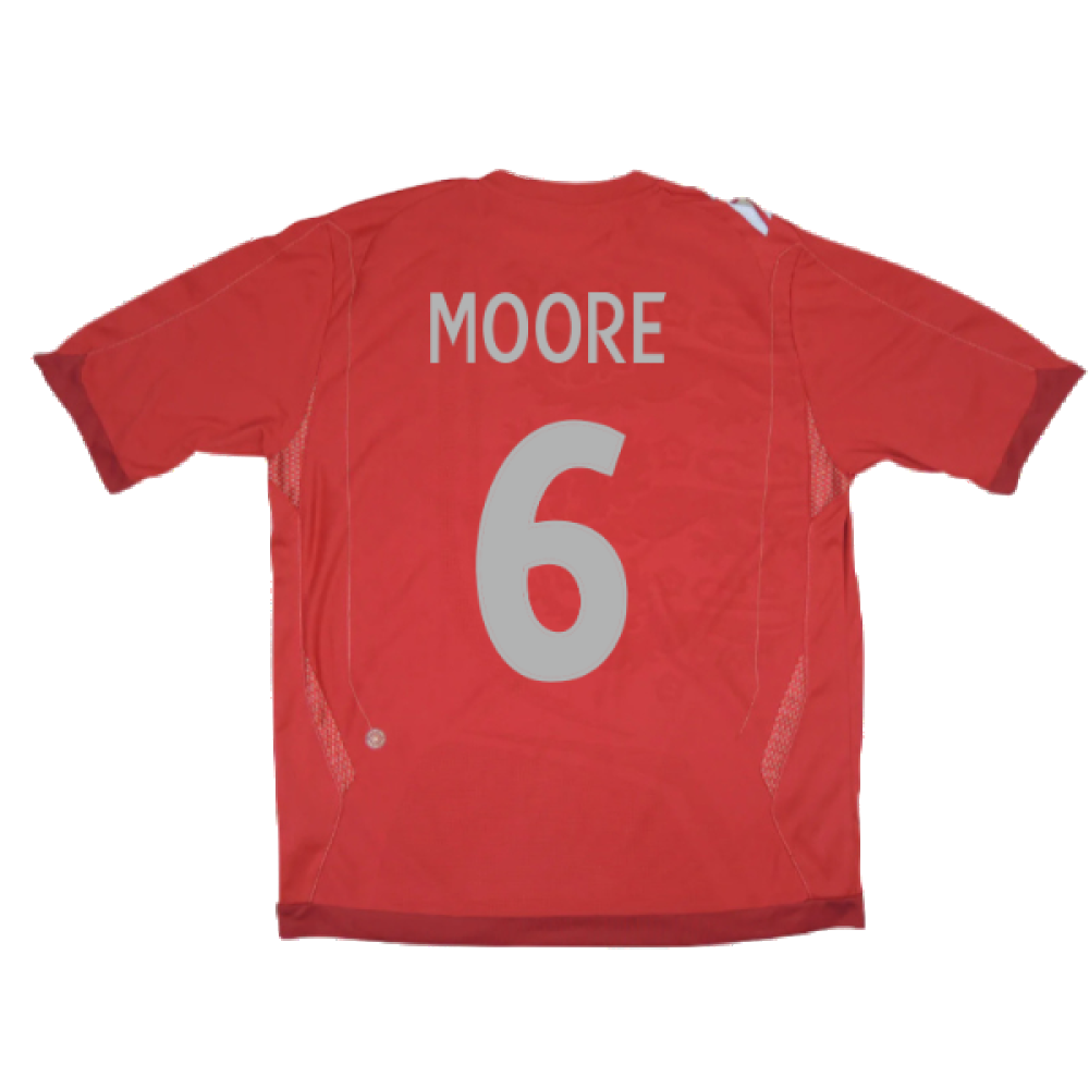 England 2006-08 Away Shirt (XL) (Very Good) (MOORE 6)