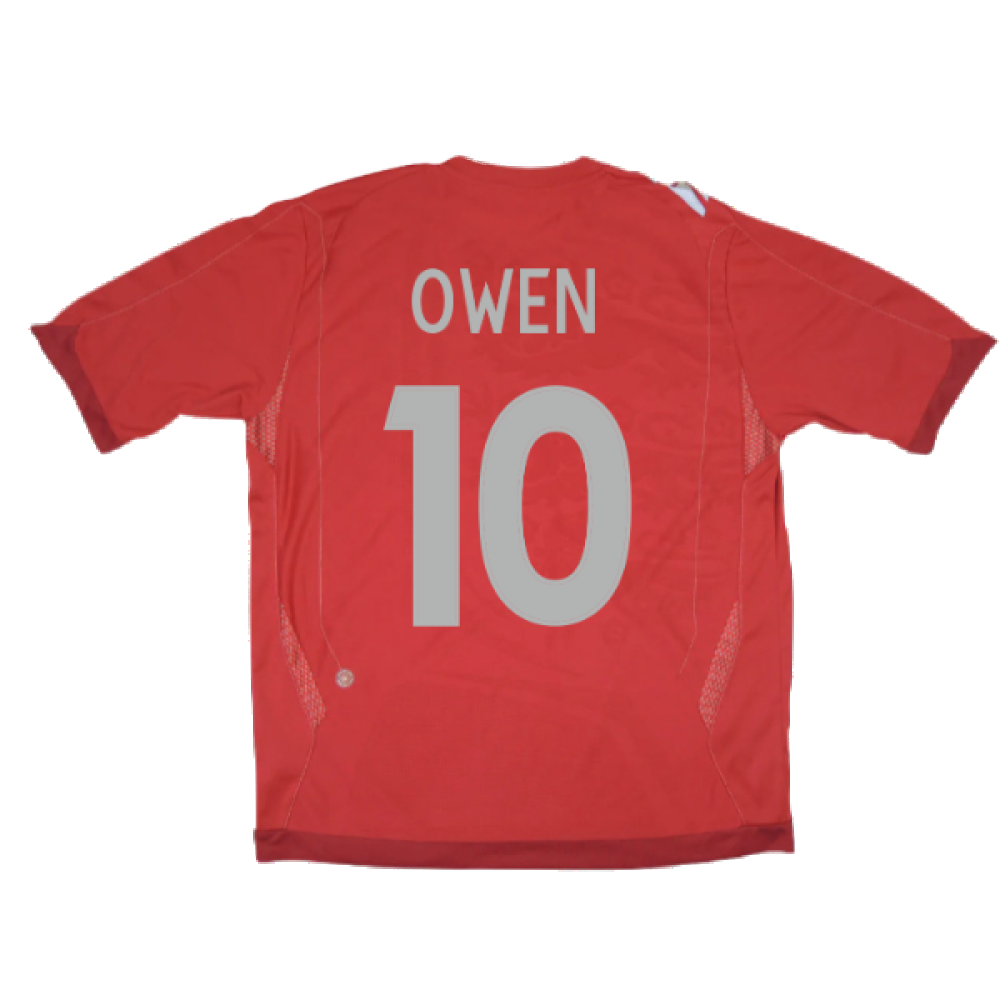 England 2006-08 Away Shirt (XL) (Very Good) (OWEN 10)