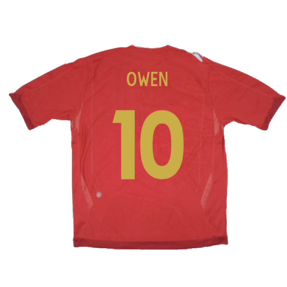 England 2006-08 Away Shirt (Excellent) (OWEN 10)