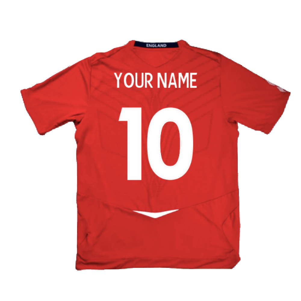 England 2008-10 Away Shirt (Excellent) (Your Name)