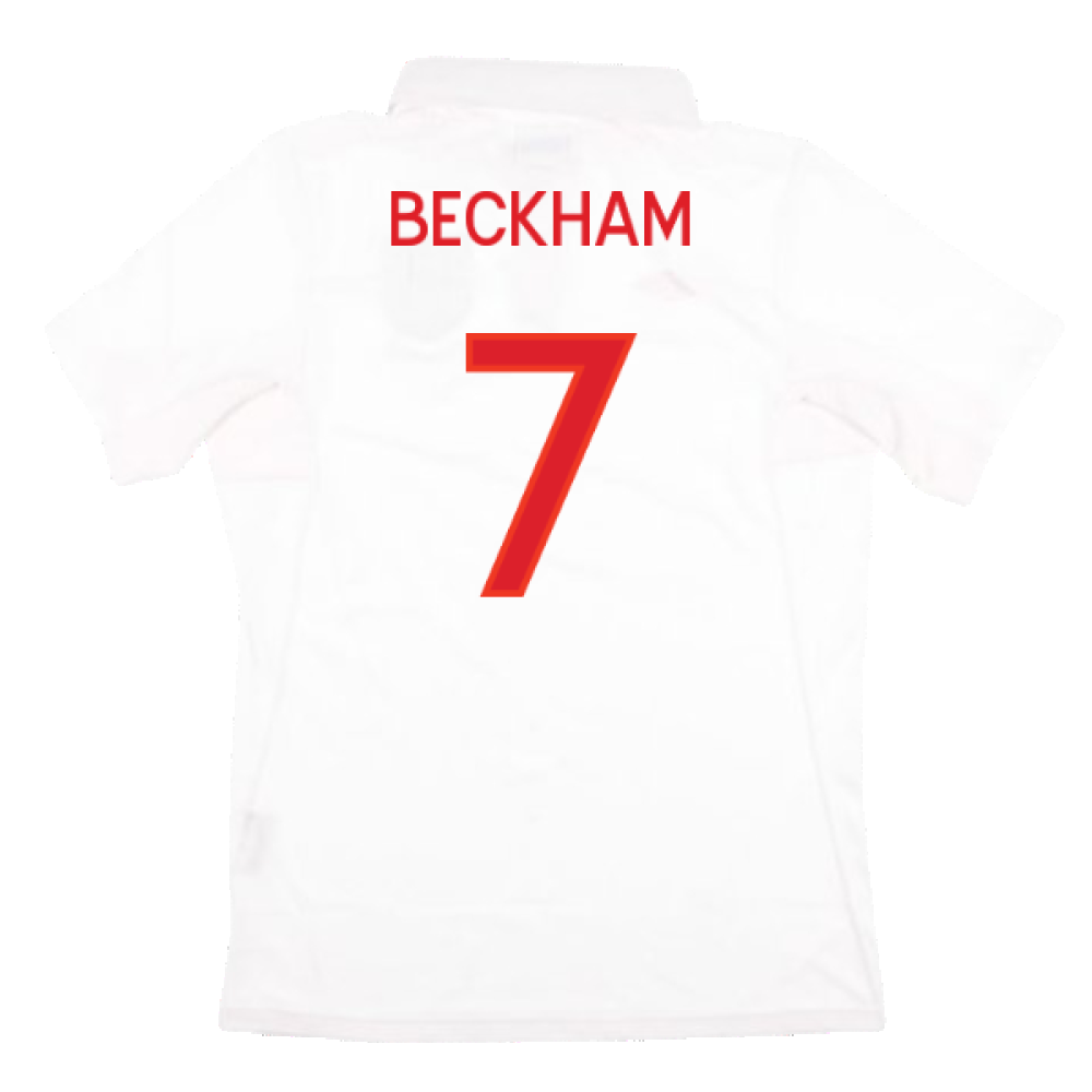 England 2009-10 Home Shirt (XL) (Excellent) (BECKHAM 7)