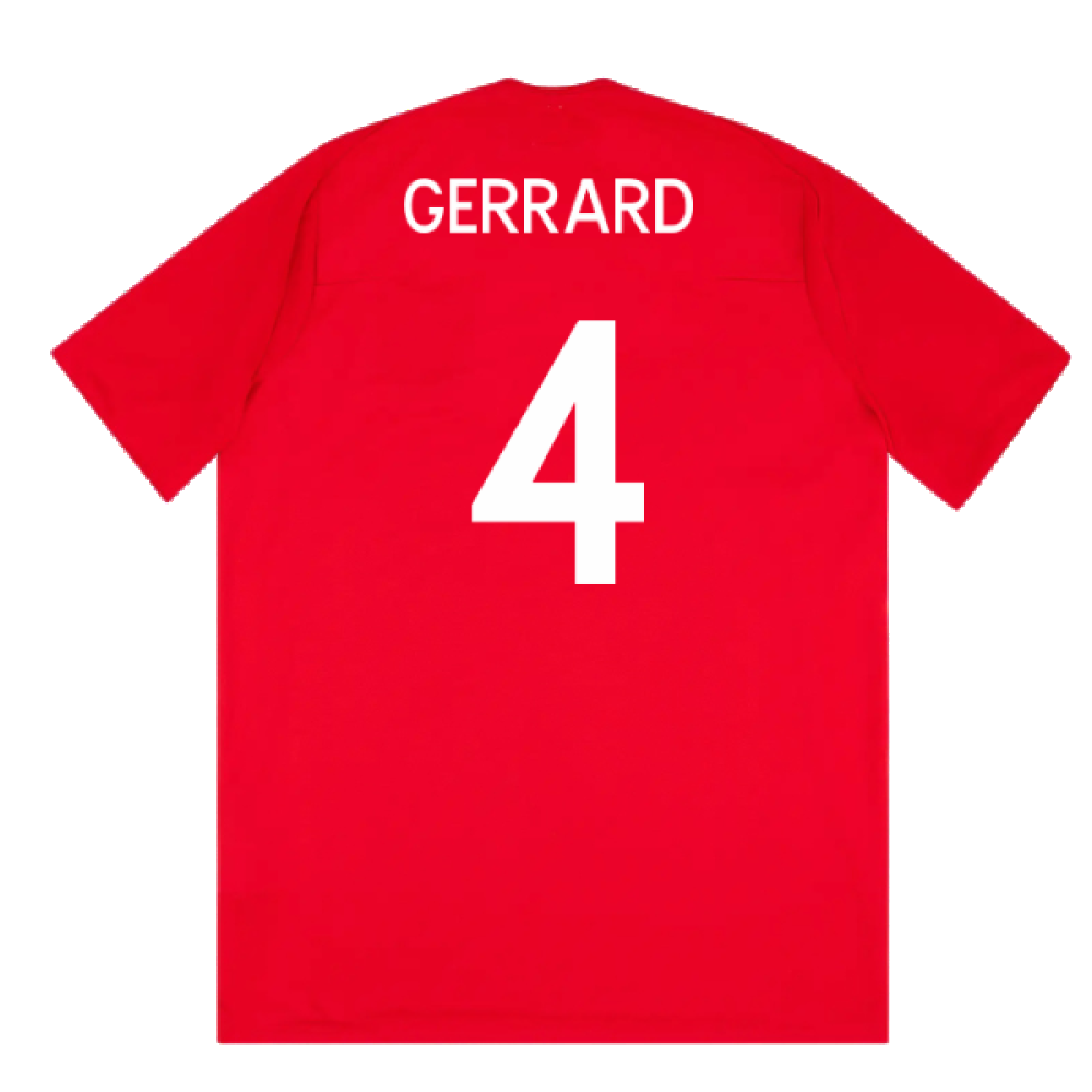 England 2010-11 Away Shirt (M) (Excellent) (GERRARD 4)