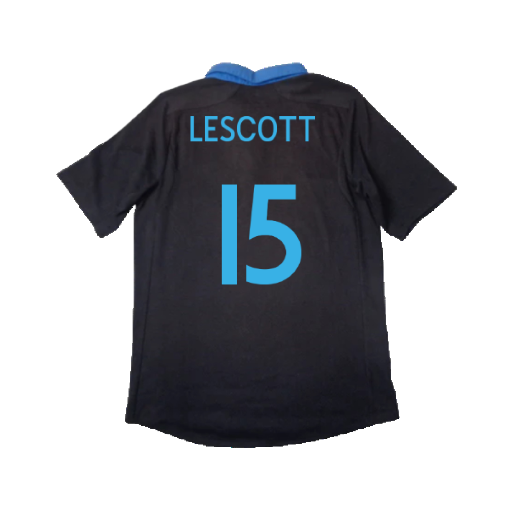 England 2011-12 Away Shirt (XL) (Very Good) (Lescott 15)