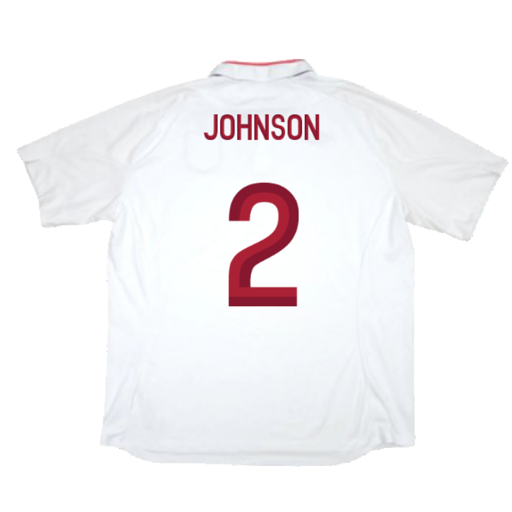 England 2012-13 Home Shirt (Excellent) (Johnson 2)