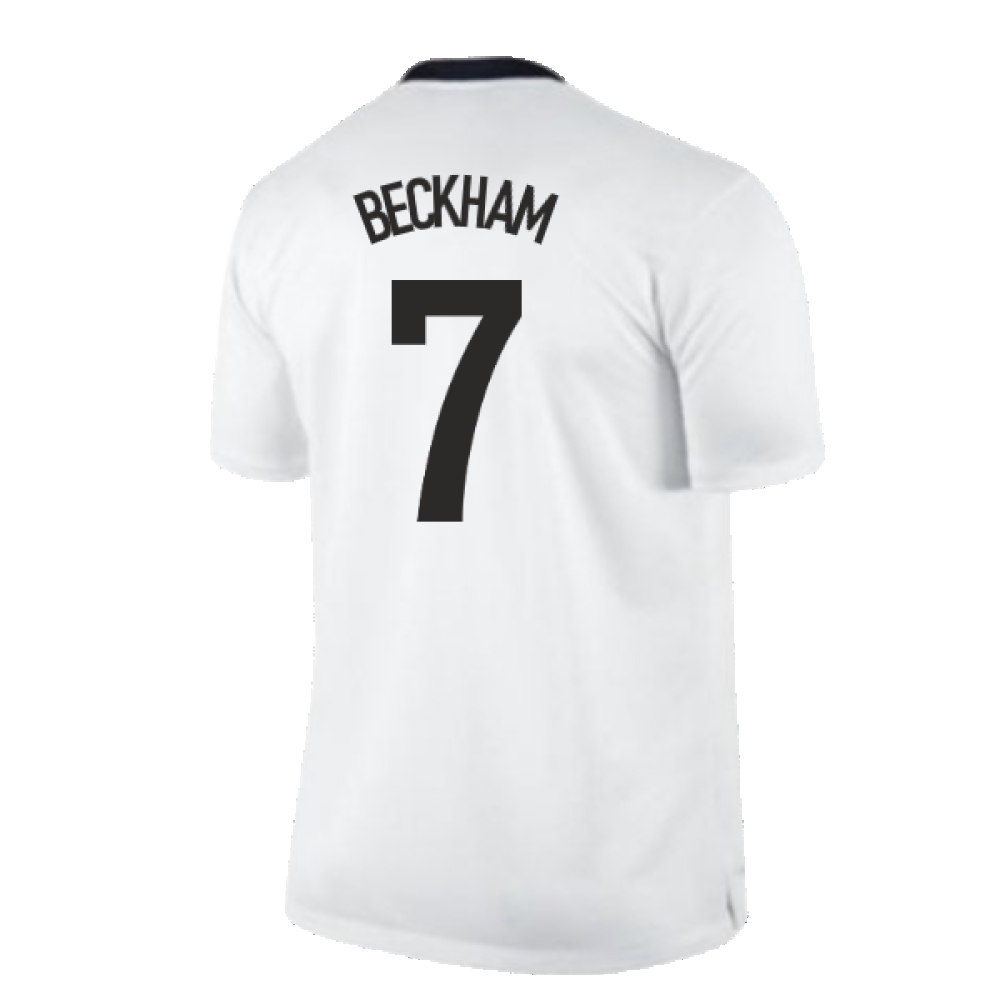 England 2013-14 Home Shirt (XS) (Good) (BECKHAM 7)
