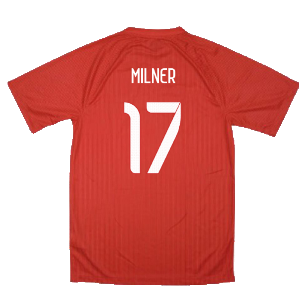 England 2014-16 Away (L) (Very Good) (MILNER 17)