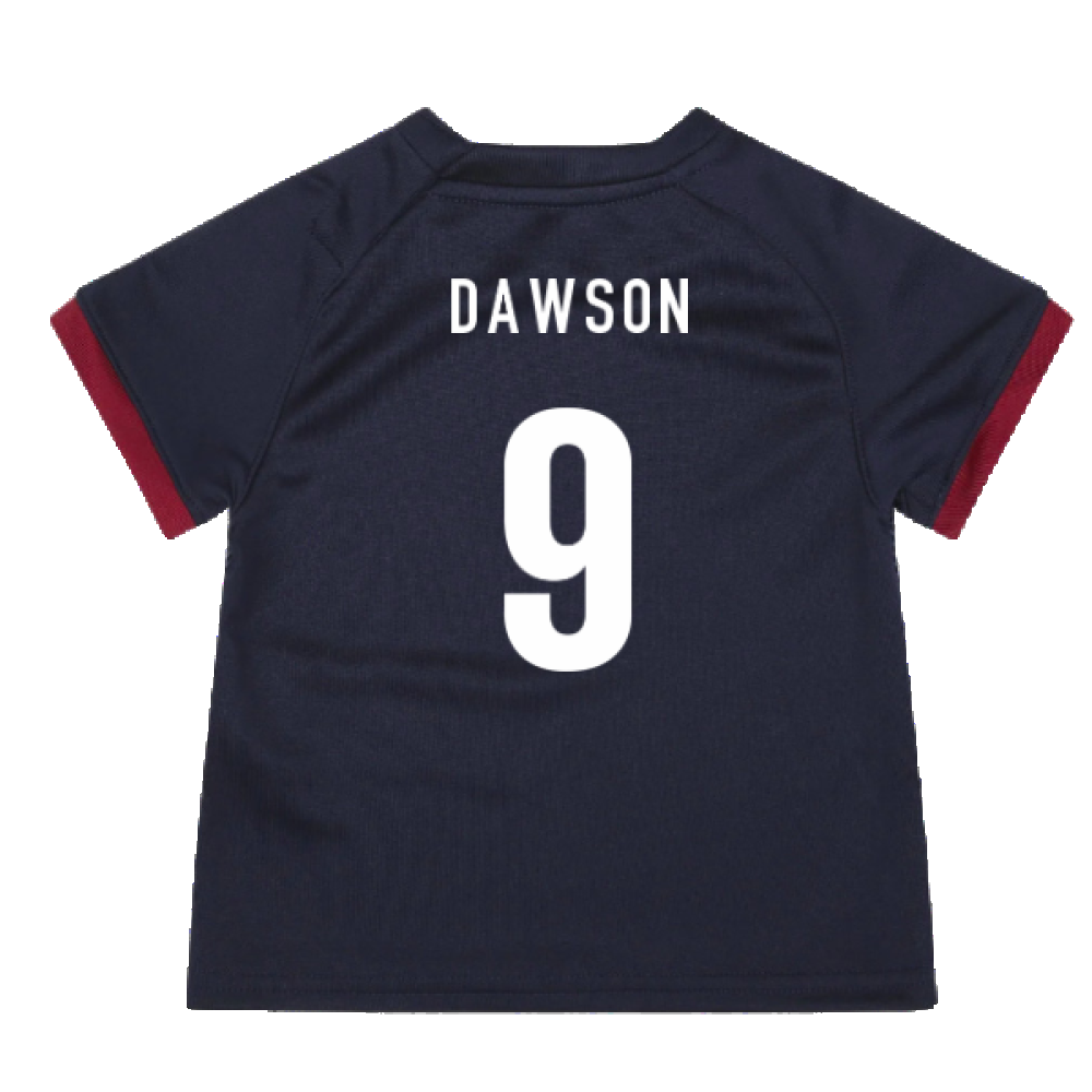 England RWC 2023 Alternate Replica Rugby Baby Shirt (Dawson 9)