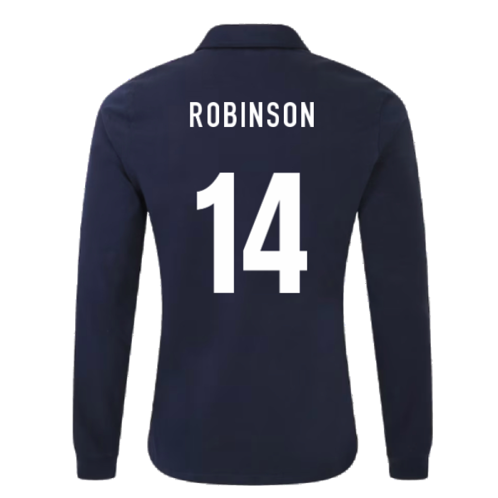 England RWC 2023 Alternate Rugby LS Classic Shirt (Robinson 14)