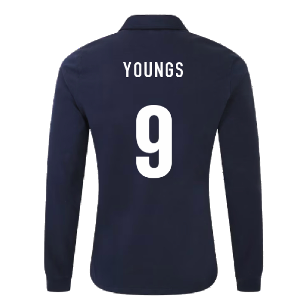 England RWC 2023 Alternate Rugby LS Classic Shirt (Youngs 9)