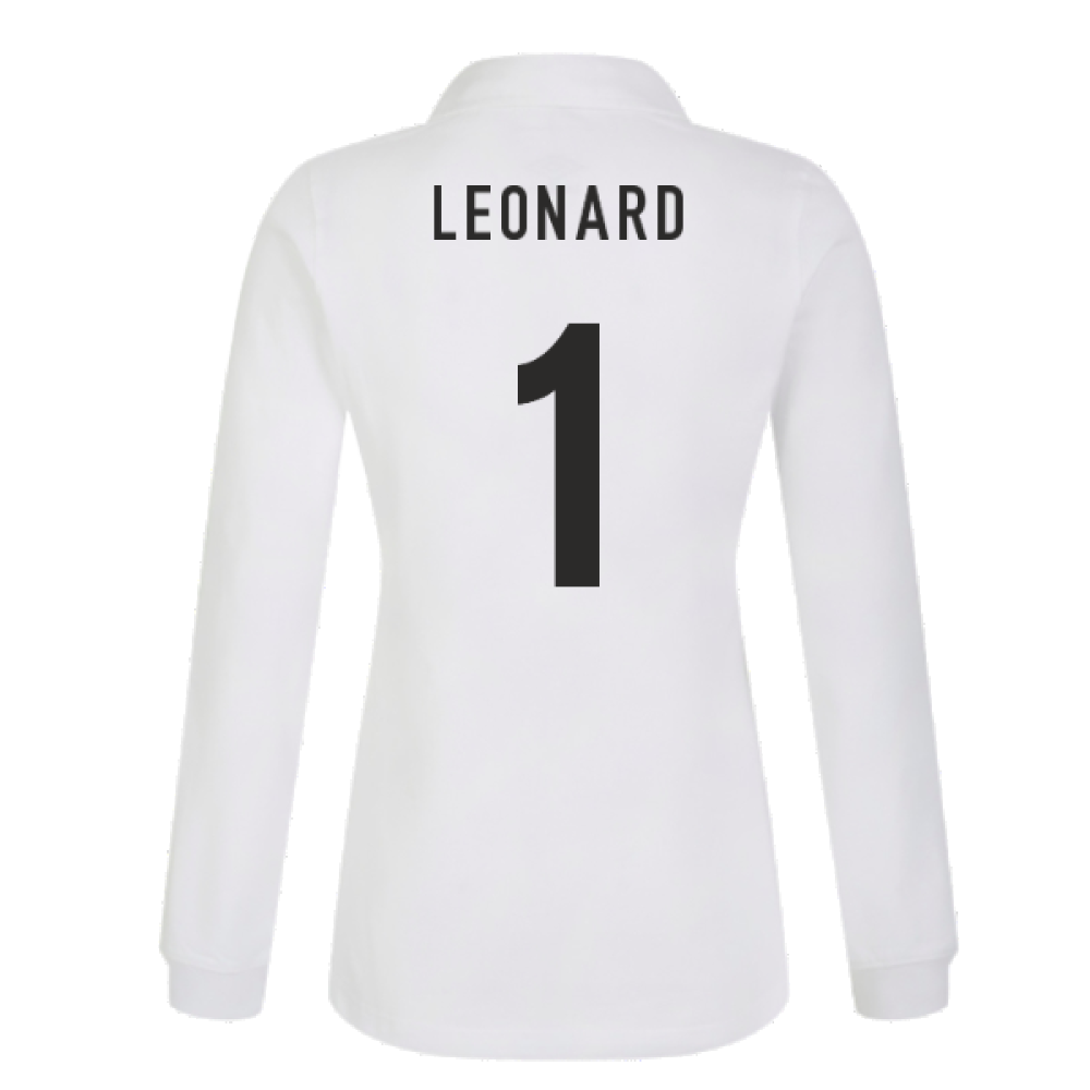 England RWC 2023 Home Classic LS Rugby Shirt (Ladies) (Leonard 1)