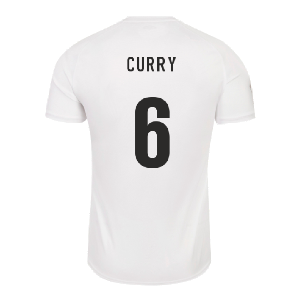 England RWC 2023 Home Pro Rugby Jersey (Curry 6)