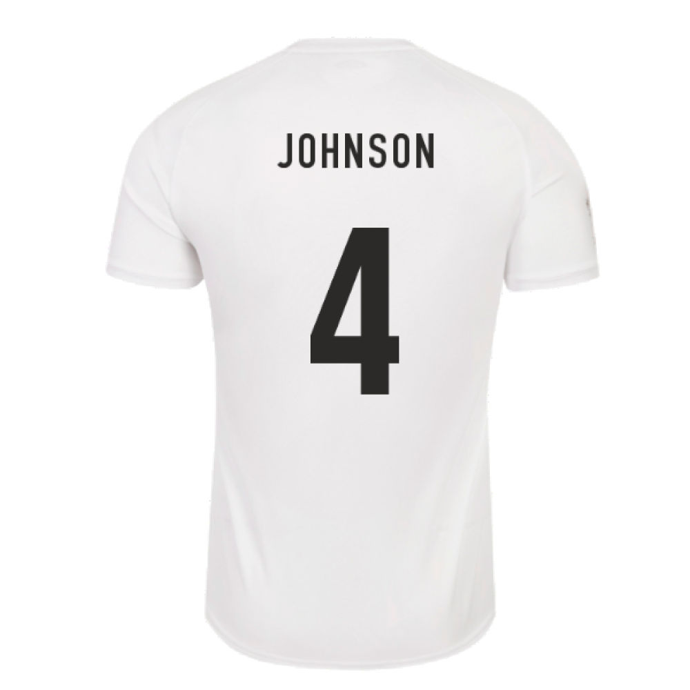 England RWC 2023 Home Pro Rugby Jersey (Johnson 4)