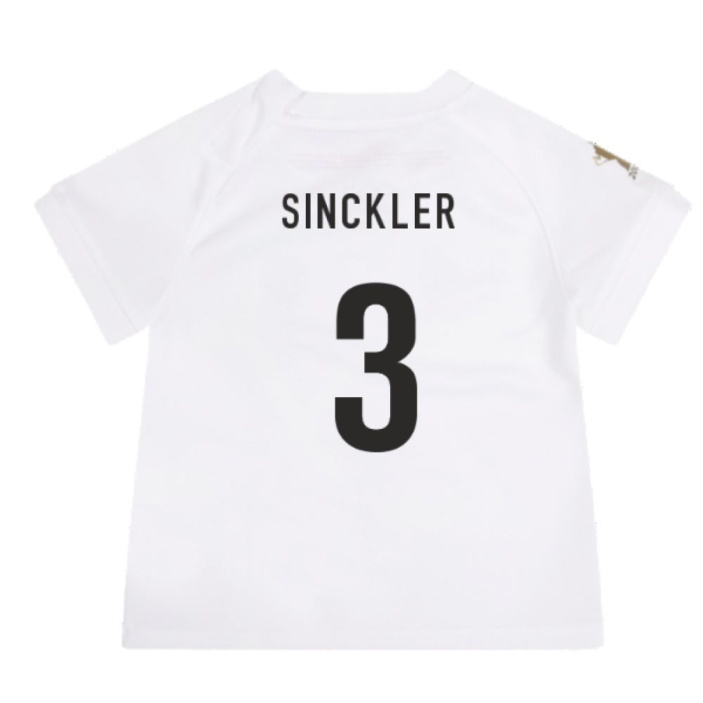 England RWC 2023 Home Replica Rugby Baby Kit (Sinckler 3)