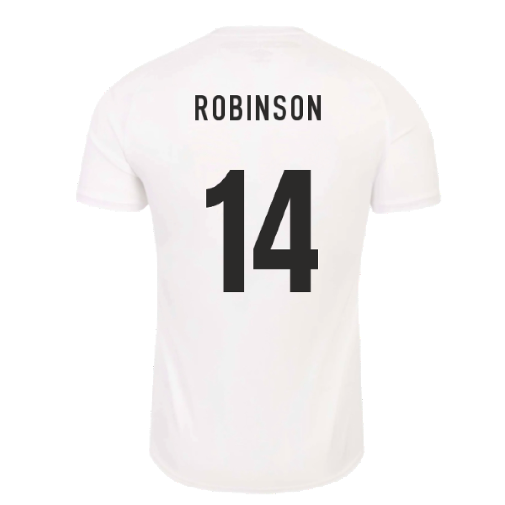 England RWC 2023 Home Replica Rugby Shirt (Robinson 14)