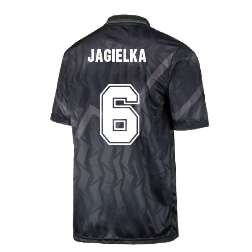 Everton 1990 Black Out Retro Football Shirt (JAGIELKA 6)