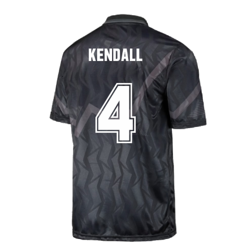 Everton 1990 Black Out Retro Football Shirt (KENDALL 4)