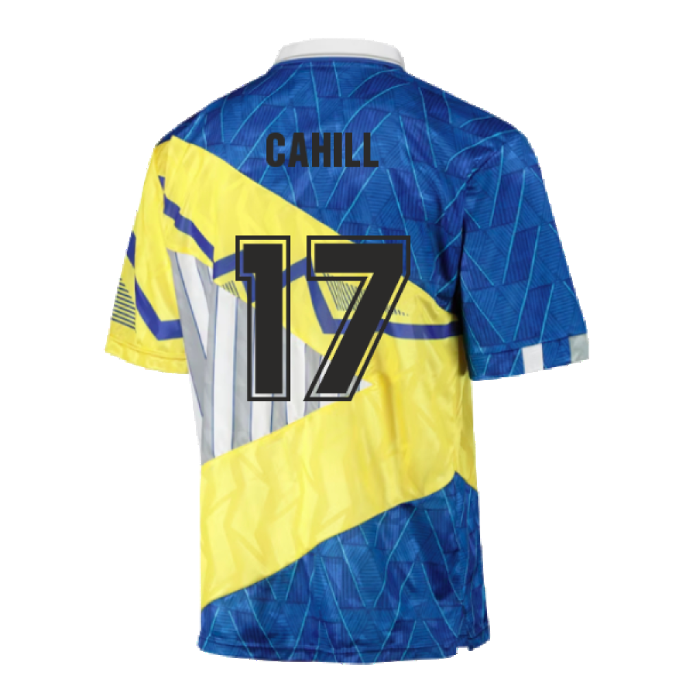 Everton 1990 Mash Up Retro Football Shirt (CAHILL 17)