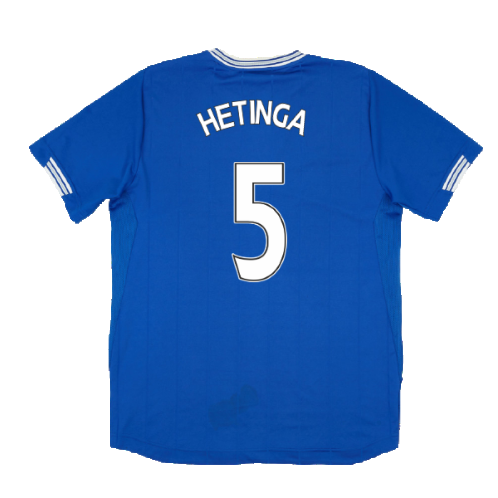 Everton 2009-10 Home Shirt (M) (Excellent) (Hetinga 5)