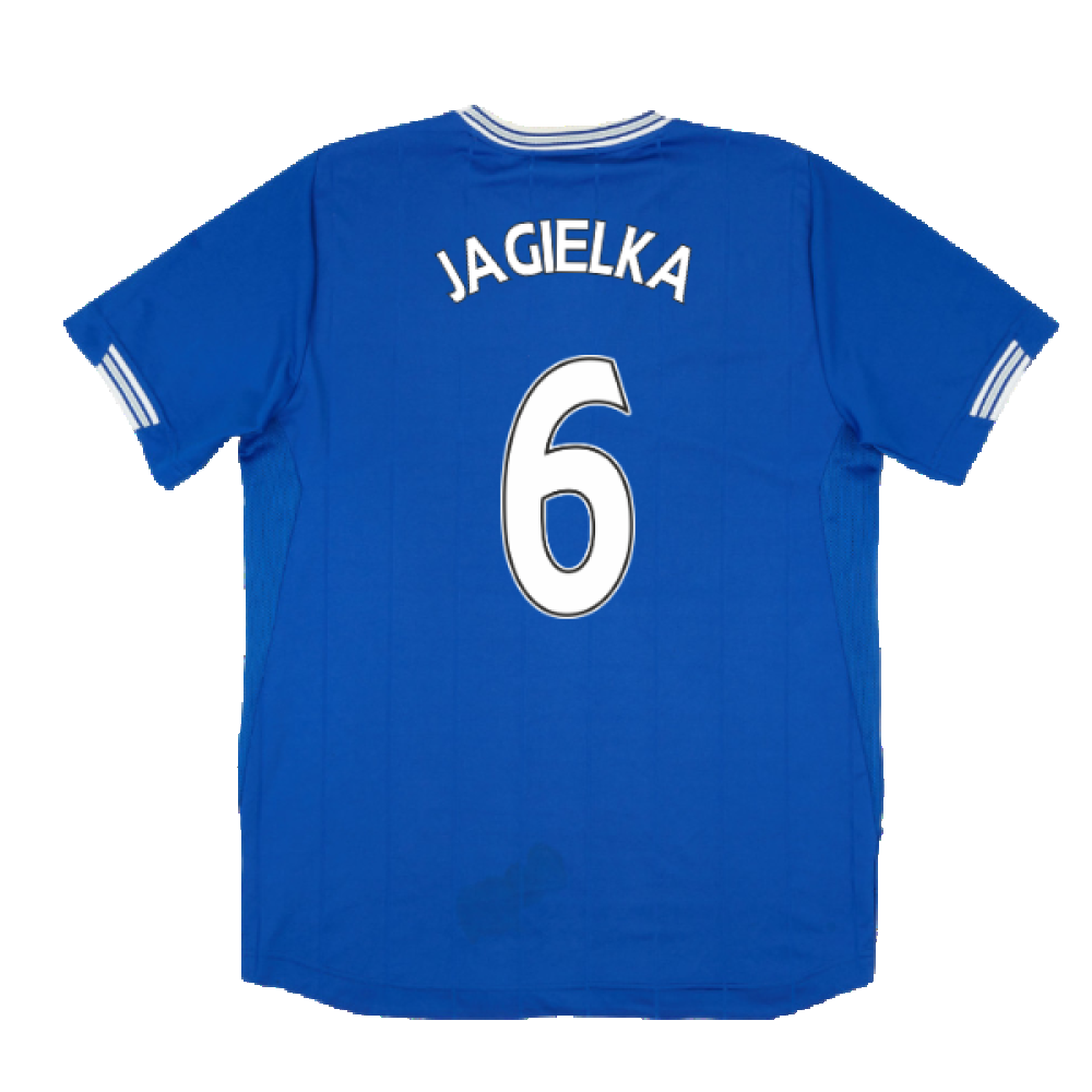 Everton 2009-10 Home Shirt (XL) (Good) (Jagielka 6)