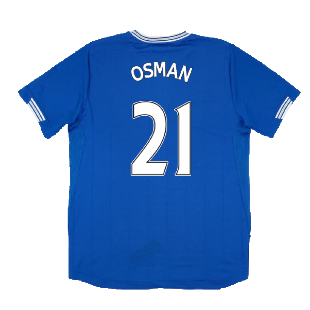 Everton 2009-10 Home Shirt (M) (Excellent) (Osman 21)