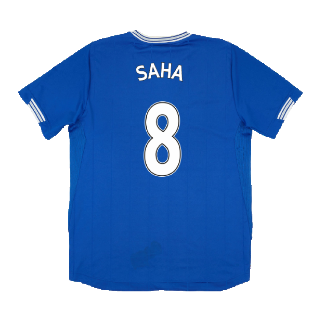 Everton 2009-10 Home Shirt (M) (Excellent) (Saha 8)