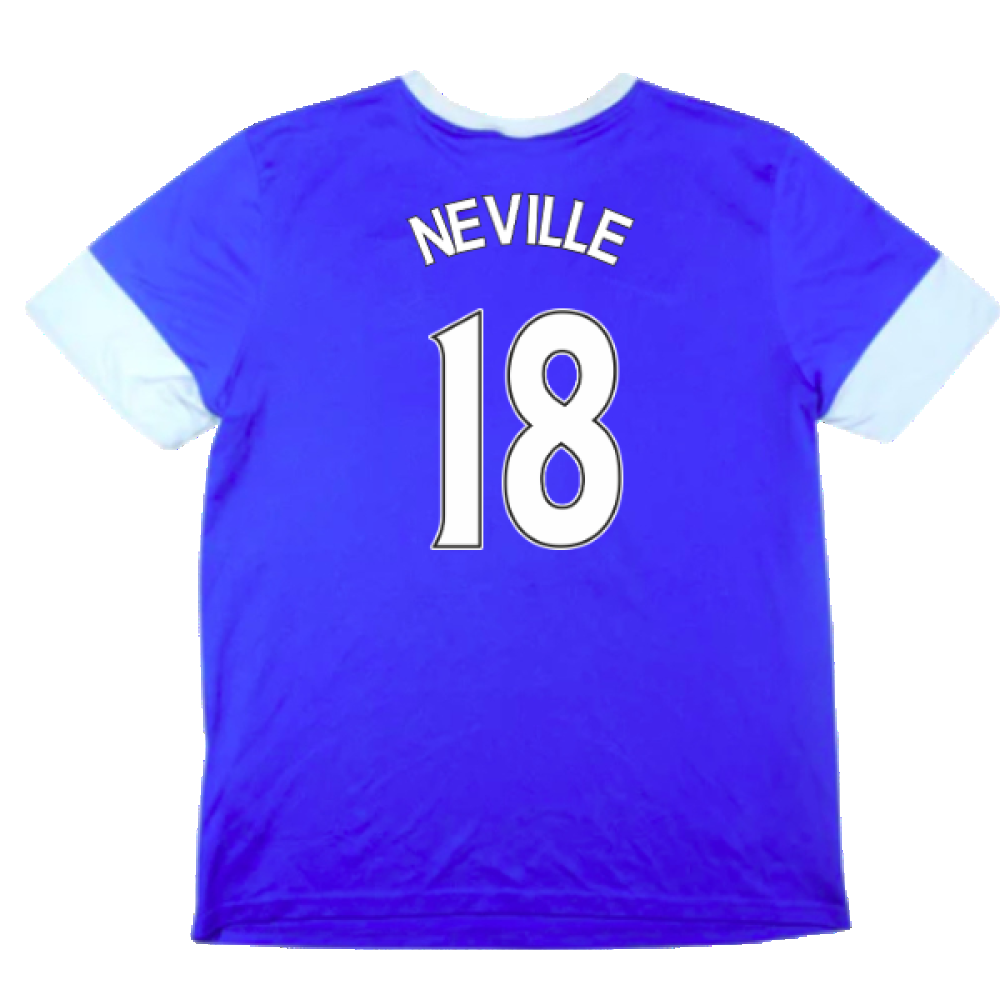 Everton 2012-13 Home Shirt (S) (Mint) (Neville 18)