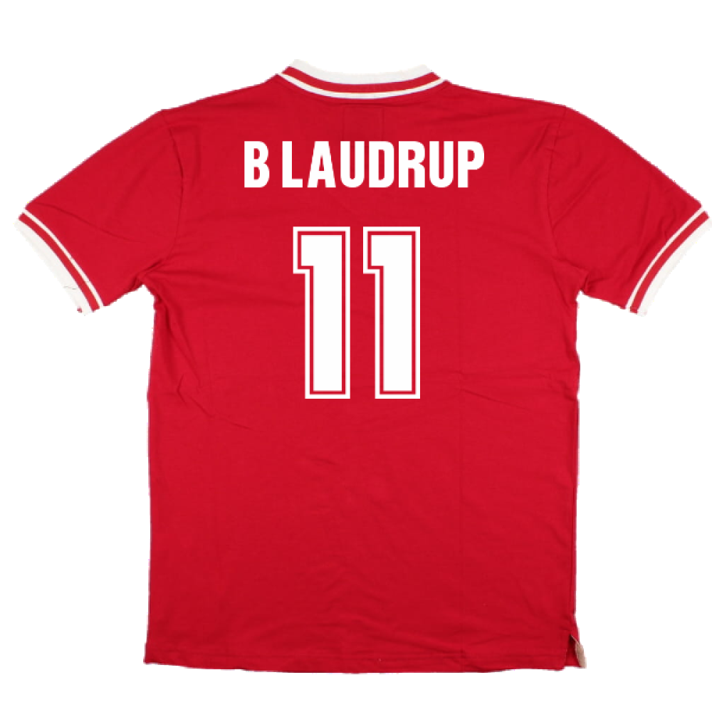 False Nein Denmark Home Shirt (B LAUDRUP 11)