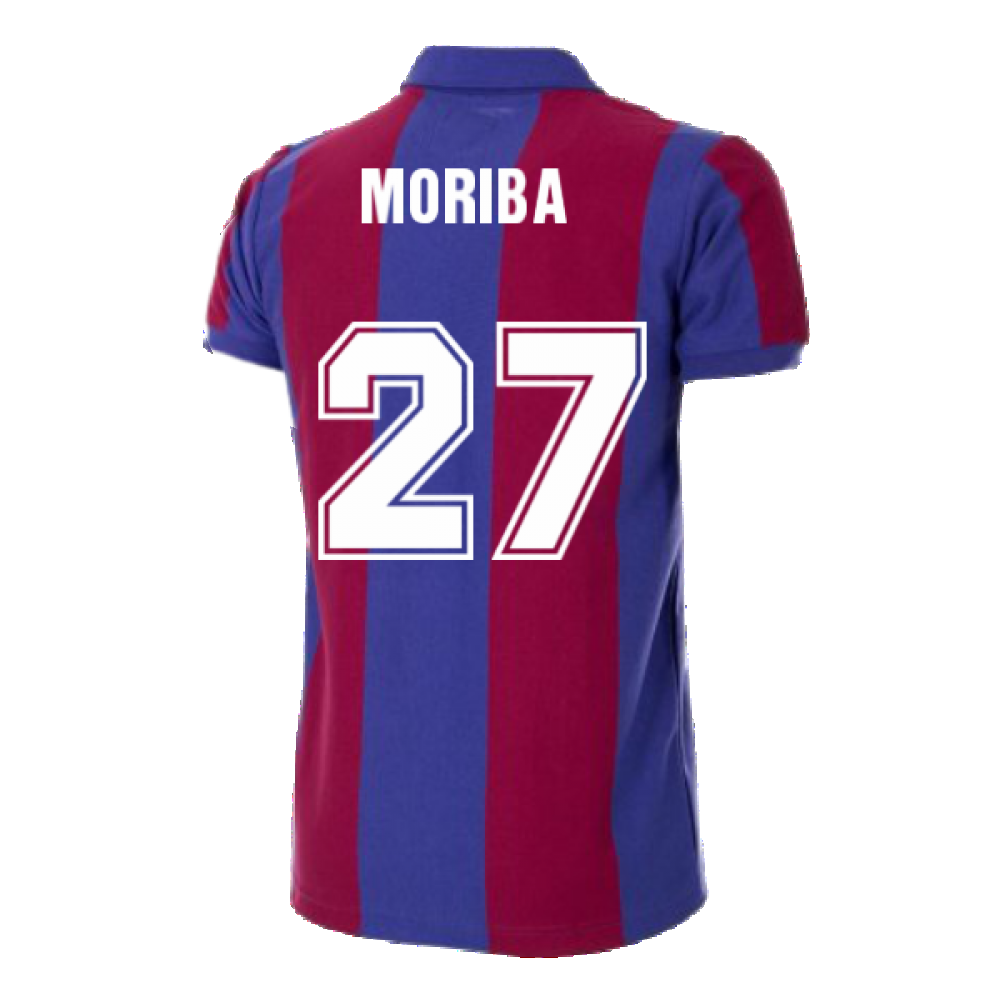 FC Barcelona 1980 - 81 Retro Football Shirt (MORIBA 27)