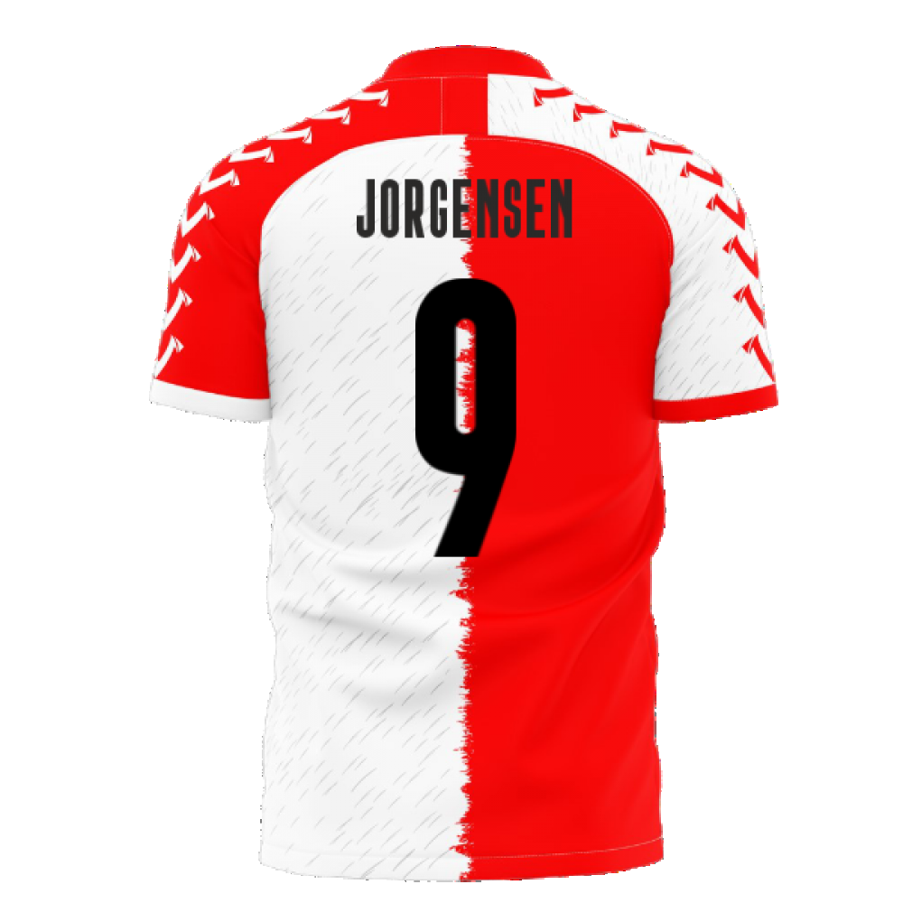 Feyenoord 2024-2025 Home Concept Shirt (Viper) (JORGENSEN 9)