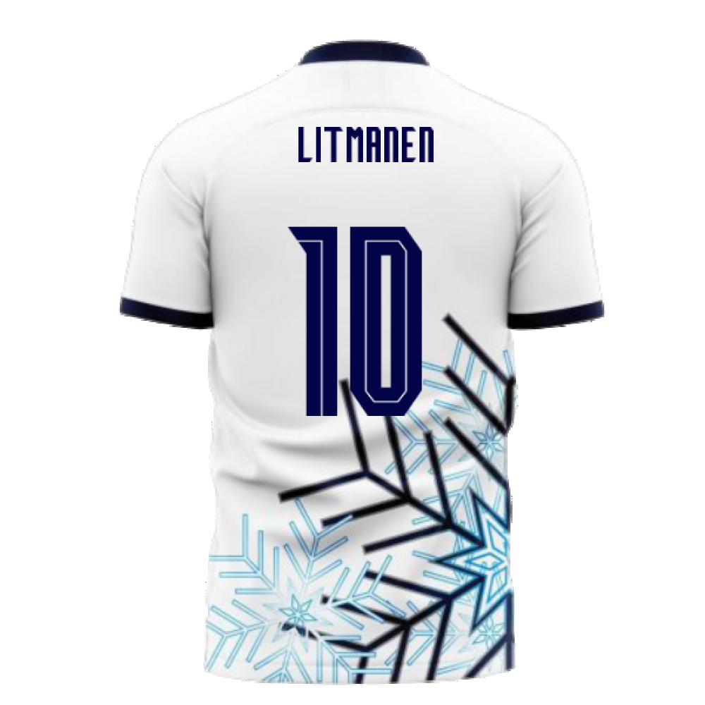 Finland 2024-2025 Home Concept Football Kit (Libero) (LITMANEN 10)