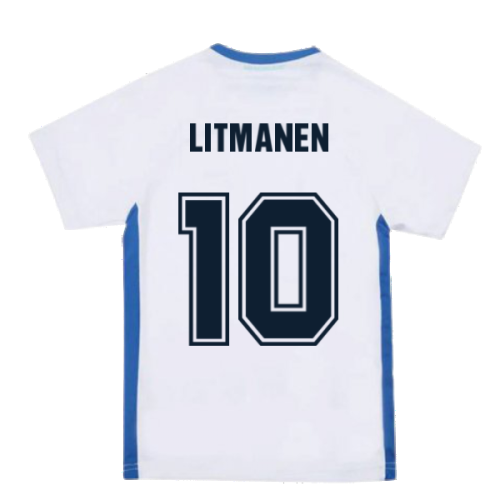 Finland 2021 Polyester T-Shirt (White) - Kids (LITMANEN 10)