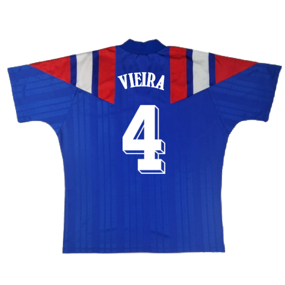 France 1992-94 Home Shirt (L) (Excellent) (VIEIRA 4)