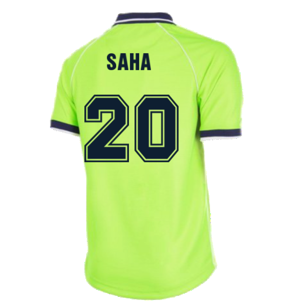 Fulham FC 1999 - 2000 Away Retro Football Shirt (Saha 20)