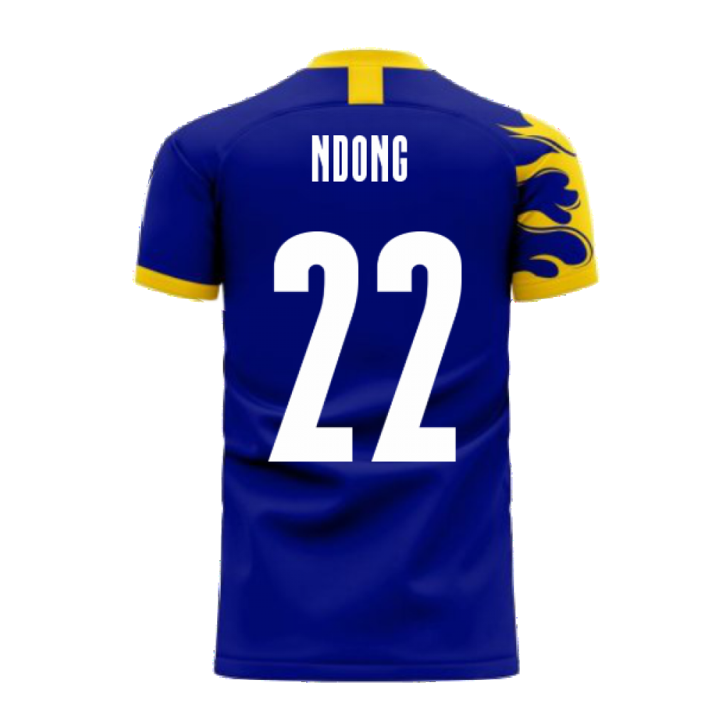 Gabon 2024-2025 Away Concept Football Kit (Libero) (NDONG 22)