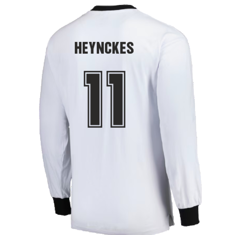 Germany 1974 Longe Sleeve Retro Jersey (XL) (Heynckes 11) (Good)