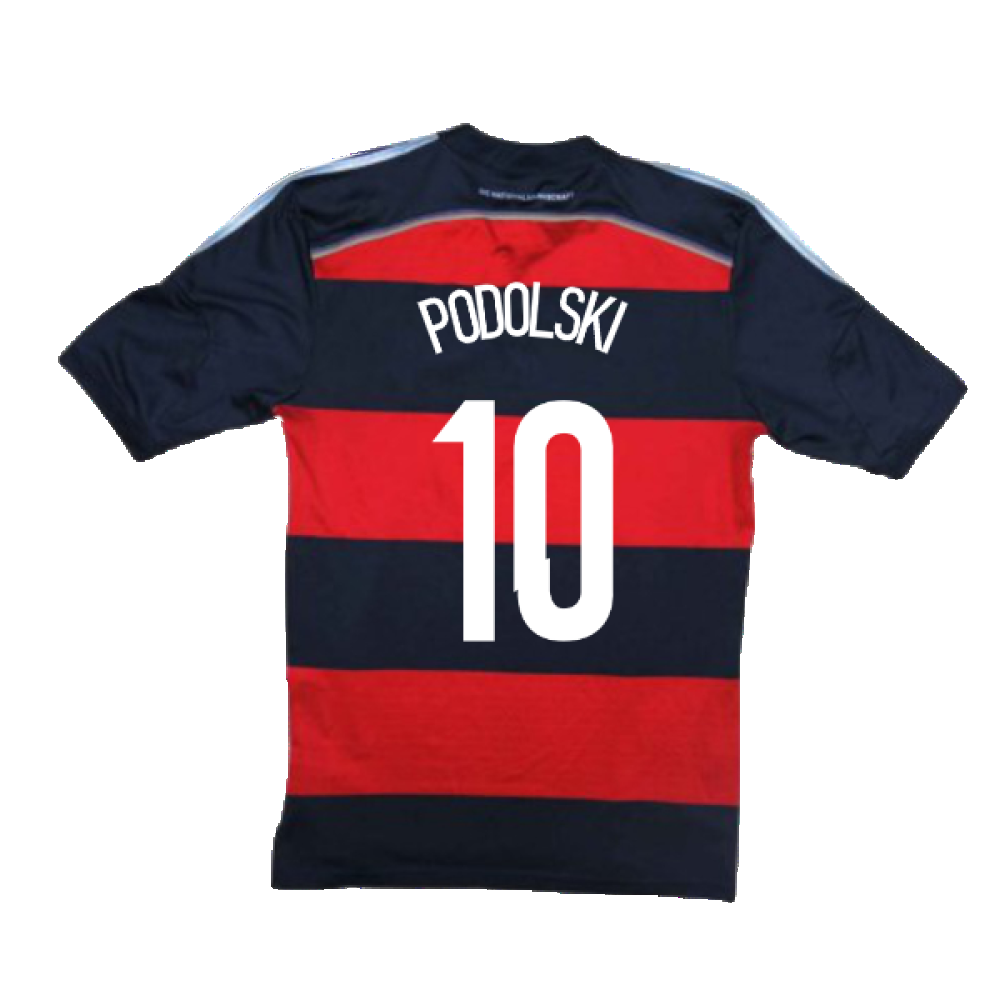 Germany 2014-15 Away Shirt (XL) (Excellent) (Podolski 10)