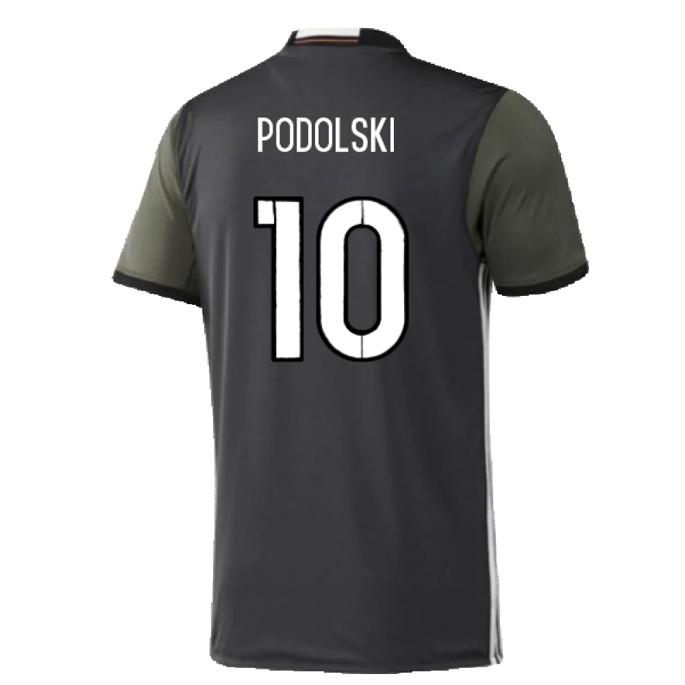 Germany 2016-17 Away Shirt (M) (Excellent) (Podolski 10)