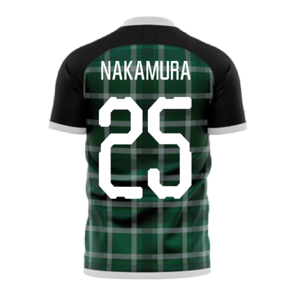 Glasgow Greens 2024-2025 Away Concept Shirt (Libero) (NAKAMURA 25)