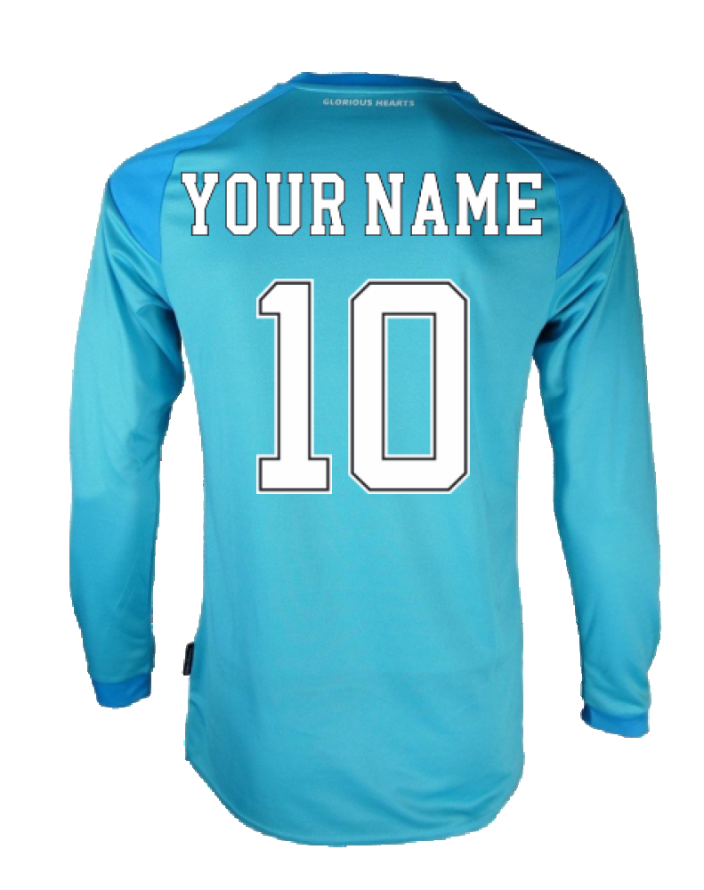 Hearts 2020-21 GK Home Long Sleeve Shirt (L) (Your Name 10) (Excellent)