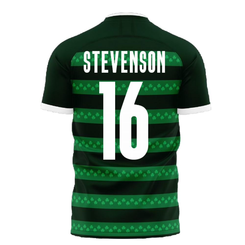 Hibernian 2021-2022 Third Concept Football Kit (Libero) (STEVENSON 16)