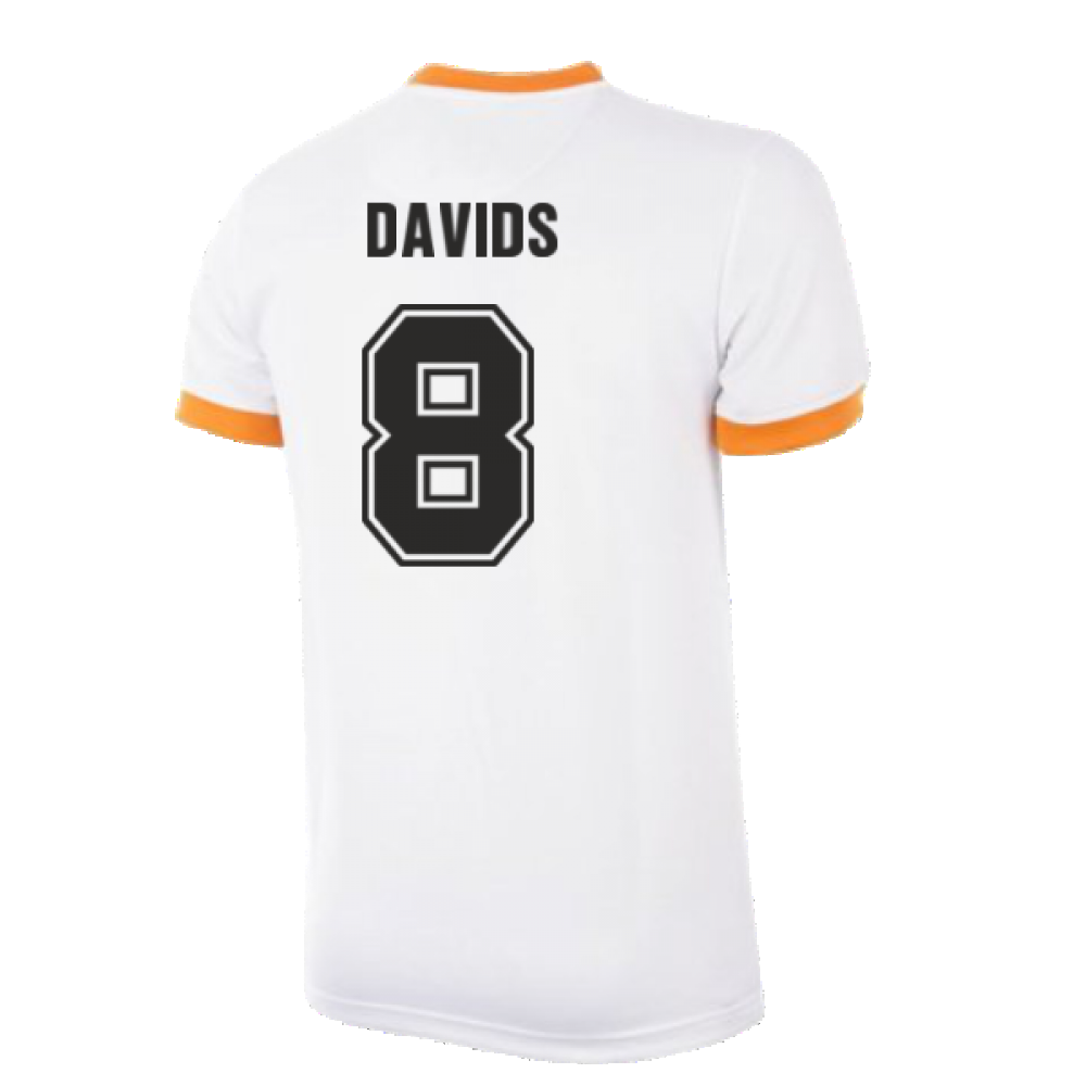 Holland World Cup Away 1978 Retro Football Shirt (DAVIDS 8)