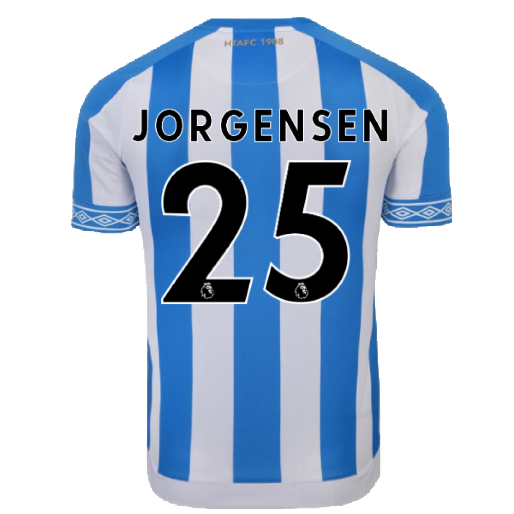 Huddersfield 2018-19 Home Shirt ((Excellent) M) (Jorgensen 25)