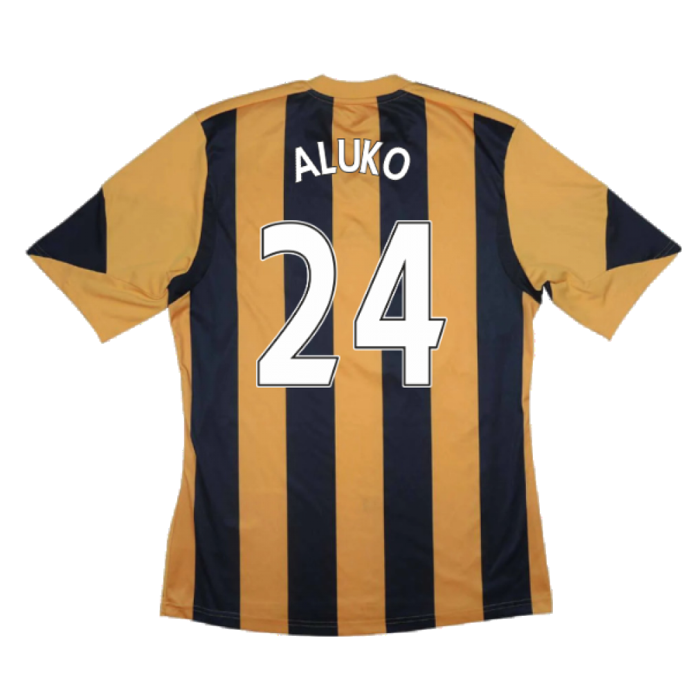 Hull City 2013-14 Home Shirt ((Excellent) S) (Aluko 24)