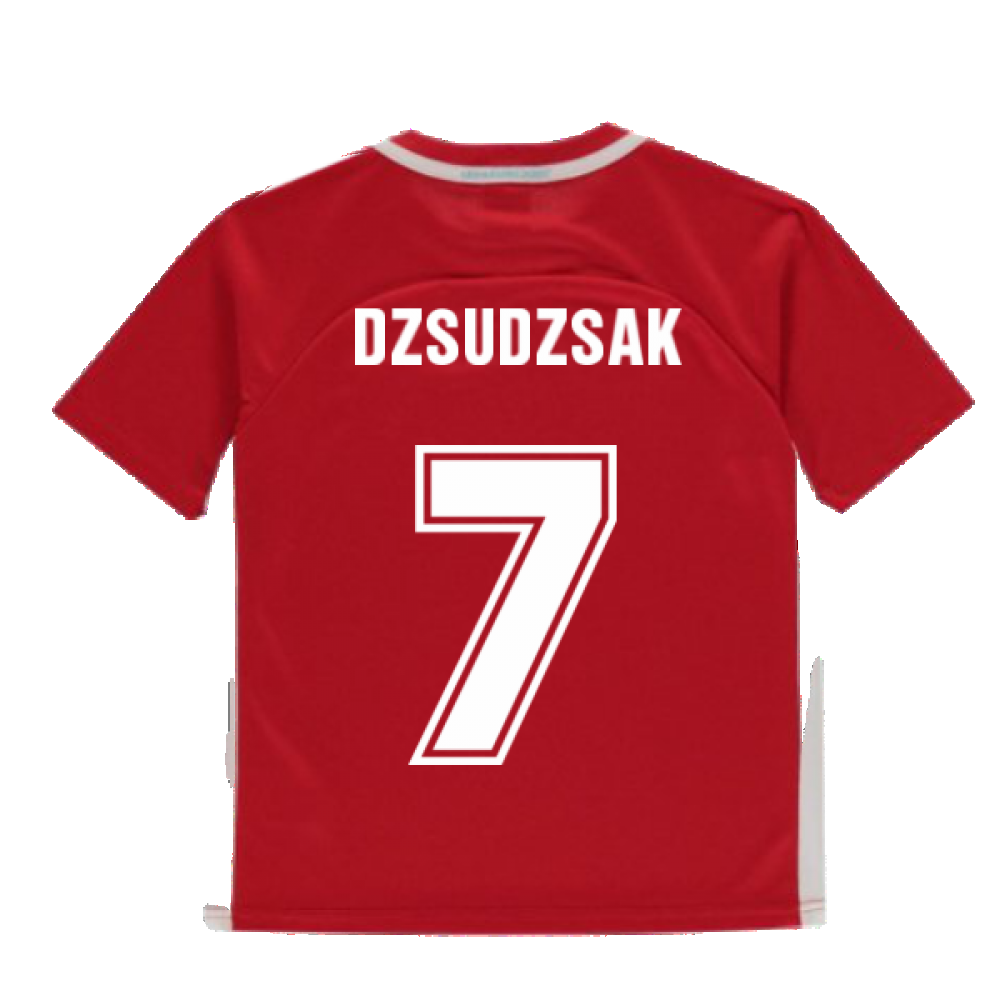 Hungary 2021 Polyester T-Shirt (Red) - Kids (DZSUDZSAK 7)