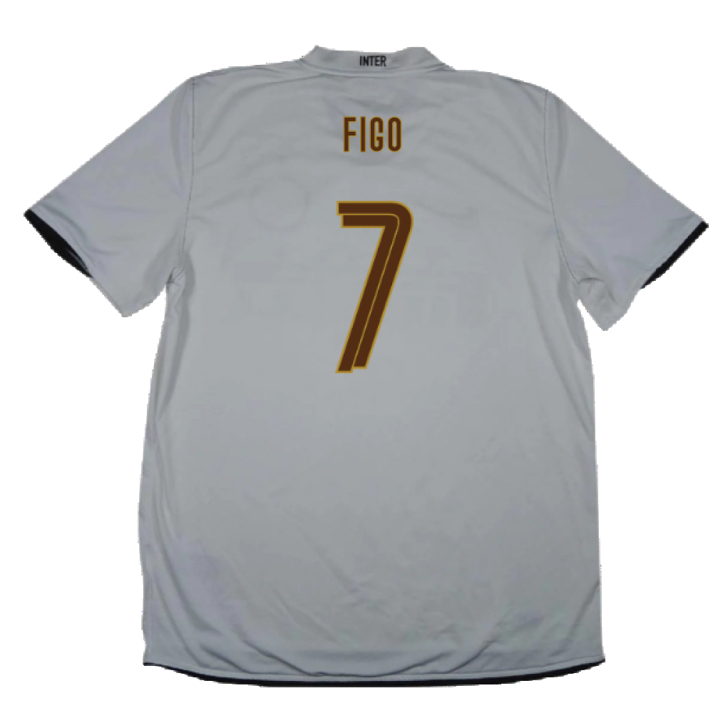 Inter Milan 2008-09 Away Shirt (XXL) (Fair) (Figo 7)