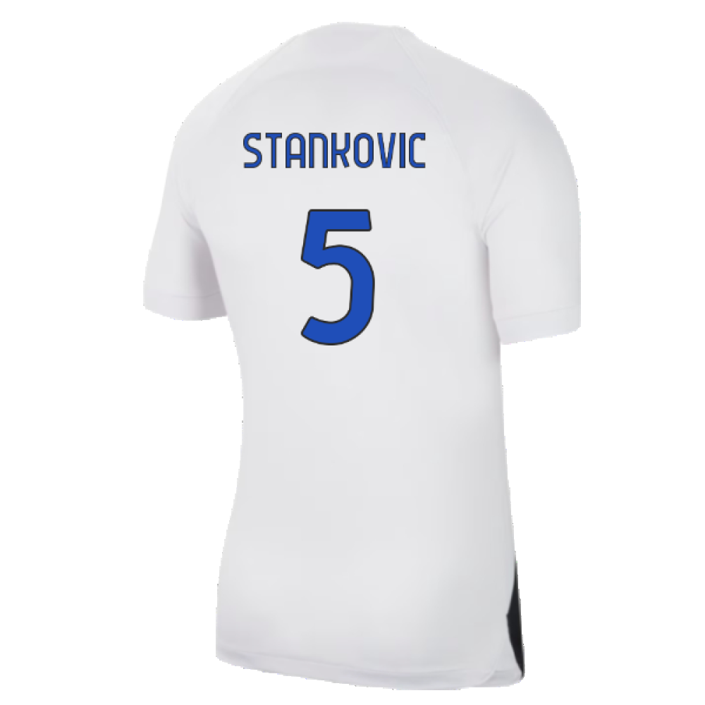 Inter Milan 2023-24 Away Shirt (Sponsorless) (M) (Stankovic 5) (BNWT)
