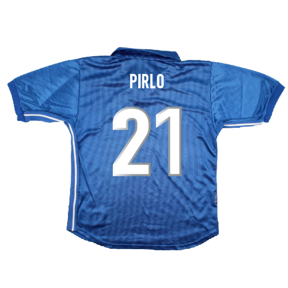 Italy 1998-99 Home Shirt (XL Boys) (Very Good) (Pirlo 21)